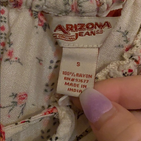 Long sleeve floral crop top - Picture 2 of 3